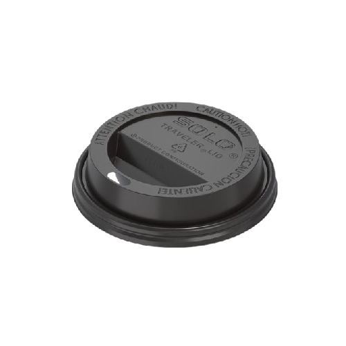 Solo Black Hot Cup Lid for 8 oz Cups (1000 Count)